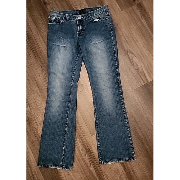 bad girl Denim - Vintage Bad Girl Jeans 7 Straight 29x30 Distressed Y2k Retro